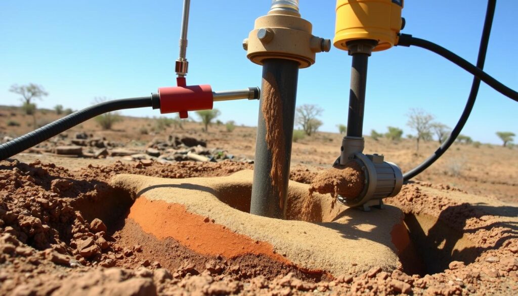 Borehole maintenance sediment cleaning