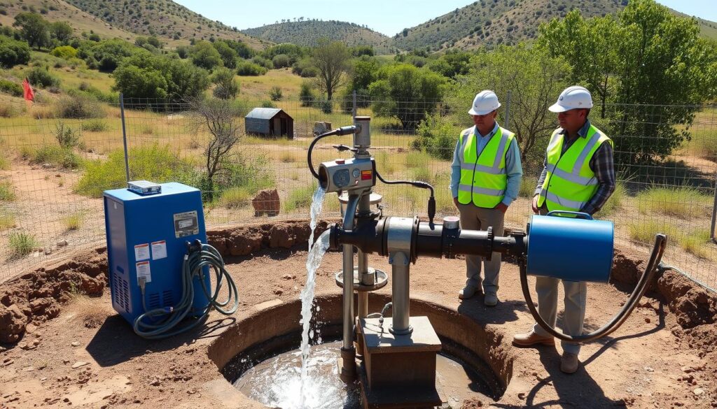 Borehole pump performance testing