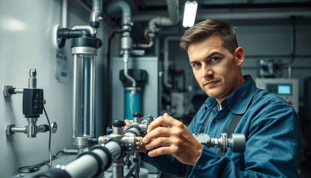 Professional maintenance services for reverse osmosis borehole systems