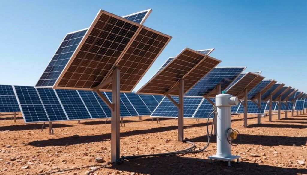 Solar borehole pump installation process