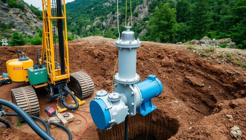 Submersible pump installation